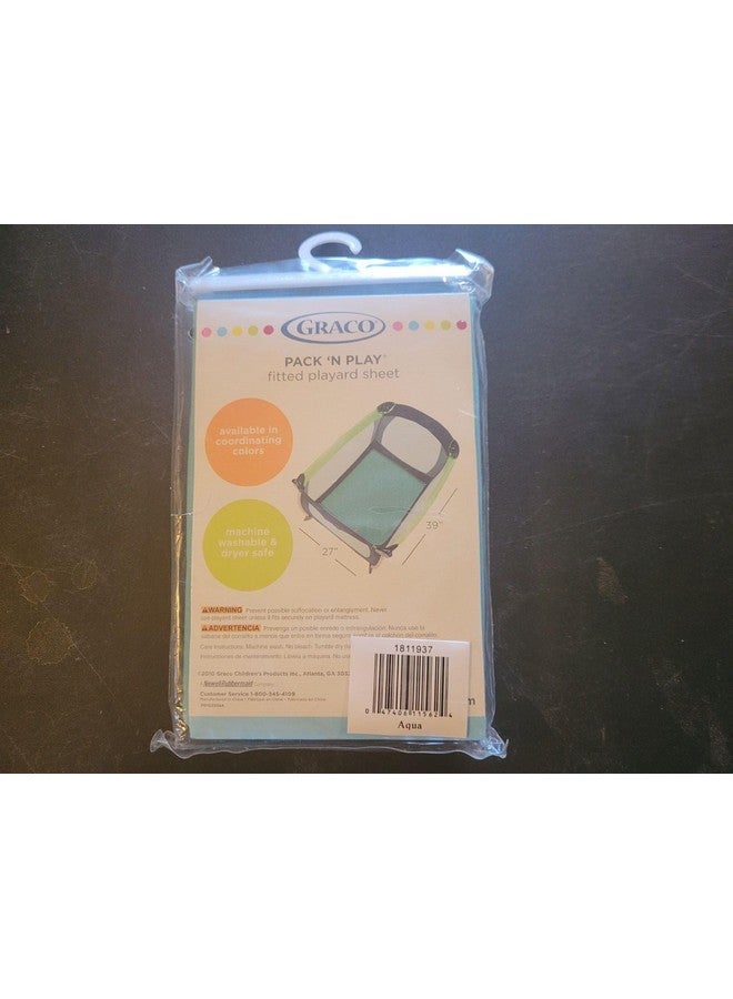 Graco Quick Connect Waterproof Playard Sheets, Aqua
