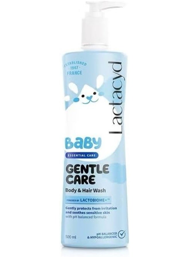 Lactacyd Baby Gentle Care Baby Wash & Shampoo 500ml - Image 1