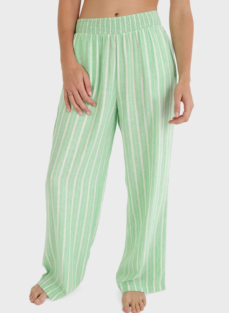 American Eagle Striped High Waist Pants