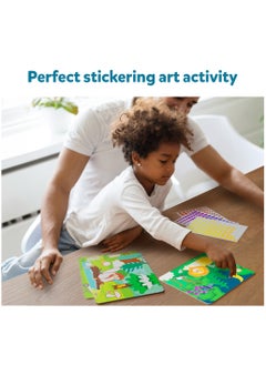 Skillmatics Dot It Animals, No Mess Sticker Art for Kids, Craft Kits, DIY Activity, Travel Toys, Fine Motor Skills, Gifts for Boys & Girls Ages 3, 4, 5, 6, 7  - Image 3