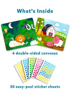 Skillmatics Dot It Animals, No Mess Sticker Art for Kids, Craft Kits, DIY Activity, Travel Toys, Fine Motor Skills, Gifts for Boys & Girls Ages 3, 4, 5, 6, 7  - Image 2