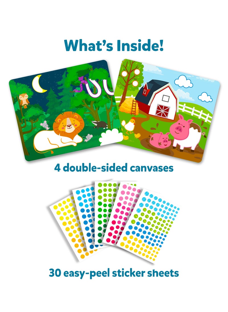 Skillmatics Dot It Animals, No Mess Sticker Art for Kids, Craft Kits, DIY Activity, Travel Toys, Fine Motor Skills, Gifts for Boys & Girls Ages 3, 4, 5, 6, 7  - Image 2