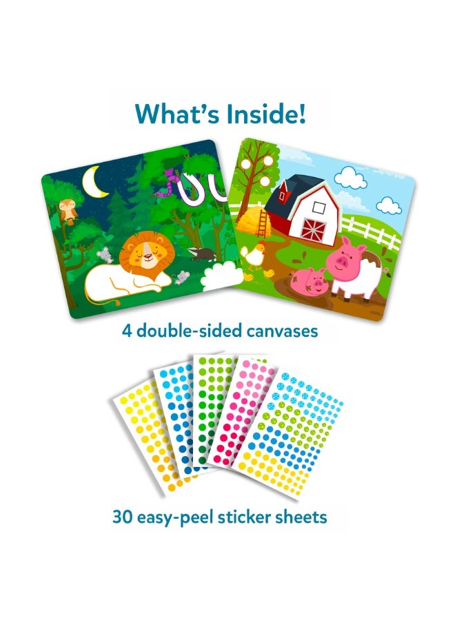 Skillmatics Dot It Animals, No Mess Sticker Art for Kids, Craft Kits, DIY Activity, Travel Toys, Fine Motor Skills, Gifts for Boys & Girls Ages 3, 4, 5, 6, 7 - Image 2