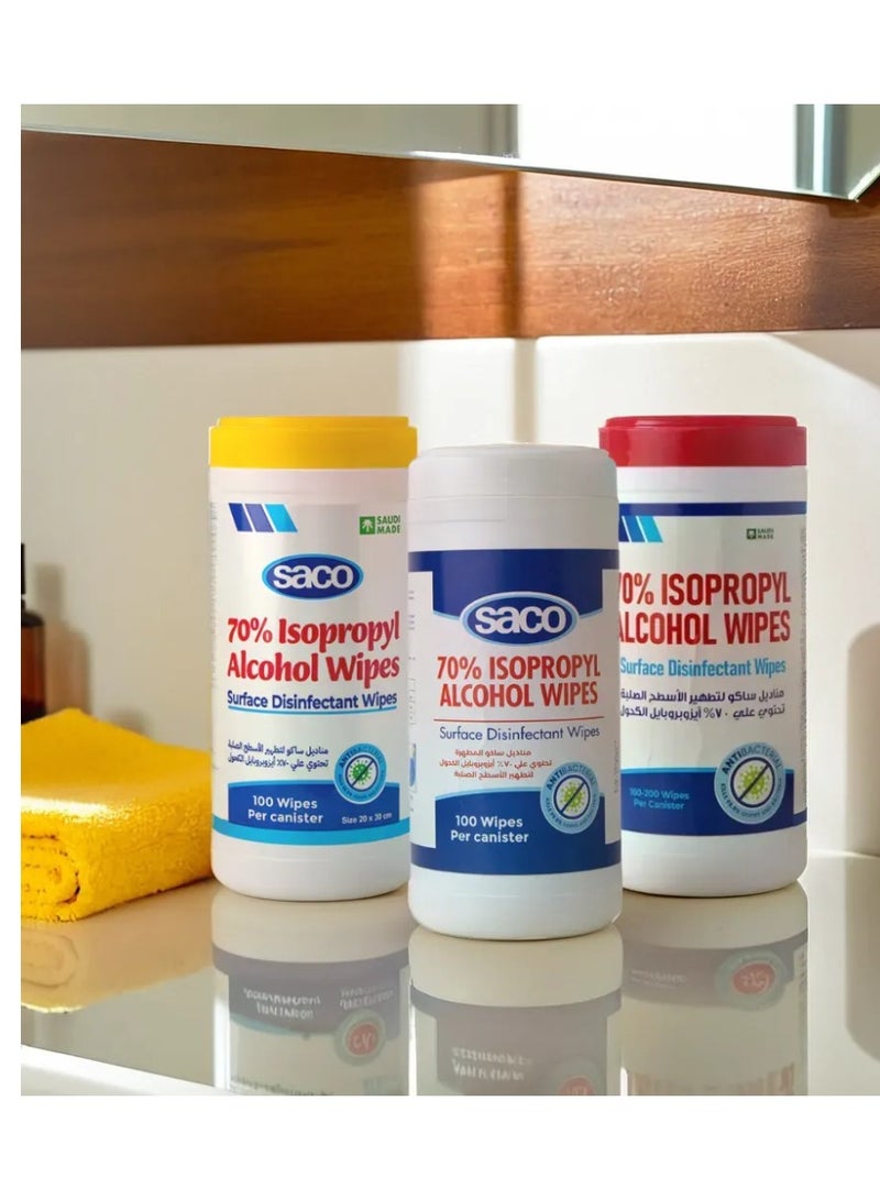 ساكو مناديل ساكو، مناديل معقمة ومنعشة 100 منديل - Image 4