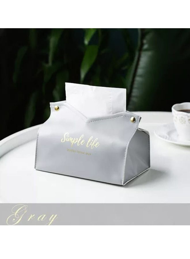 Kutis Leather Material Tissue Storage Box  - Image 3