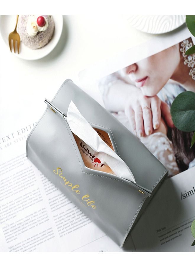 Kutis Leather Material Tissue Storage Box  - Image 2