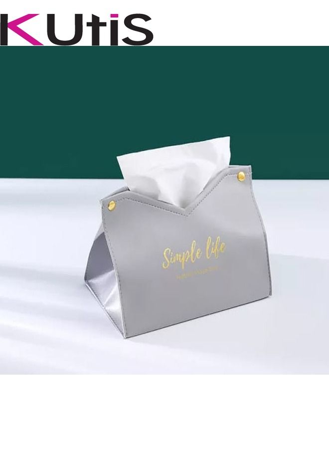 Kutis Leather Material Tissue Storage Box  - Image 1
