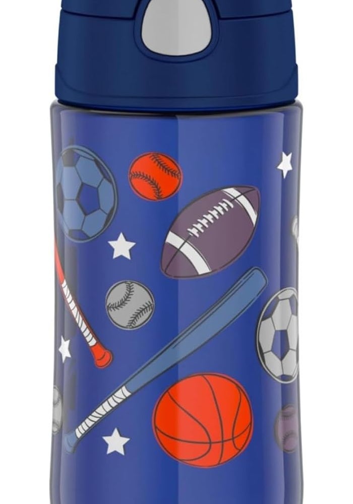 THERMOS Funtainer Plastic Kids All Sports Bottle 470ml - Image 1