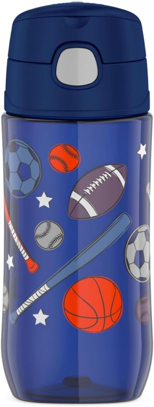 THERMOS Funtainer Plastic Kids All Sports Bottle 470ml - Image 1