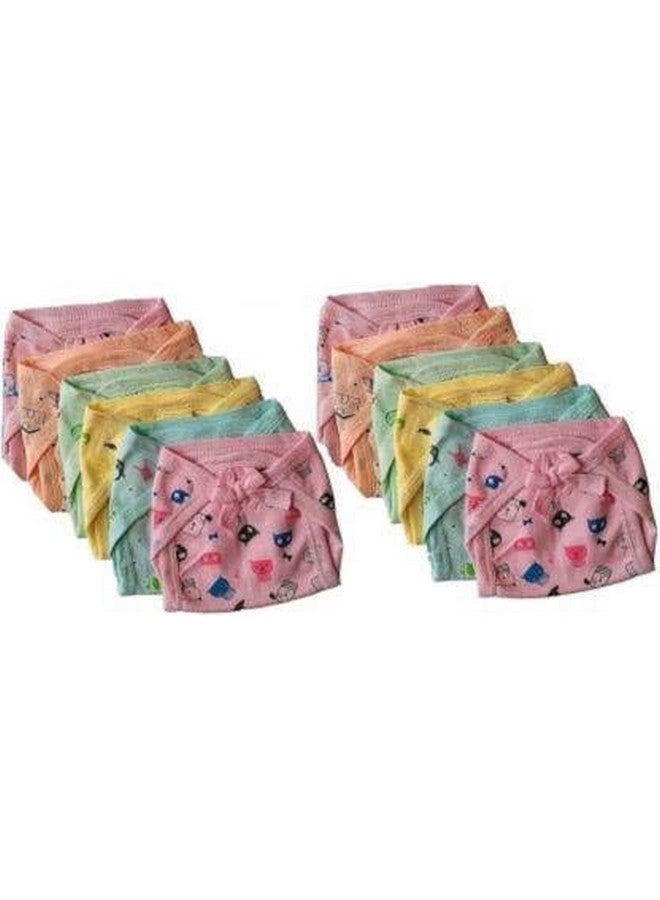CUTEABLY New Born Baby Cloth Diapers Langot Washable Reusable Nappies (0-6 Months, Pack of 12) - Image 3