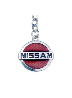 نيسان سلسلة مفاتيح NISSAN LOGO للسيارة ، حلقة مفاتيح للسيارة ، سلسلة مفاتيح بشعار نيسان  - Image 4