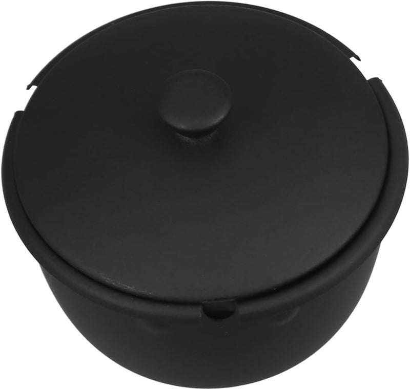 Vertical Retro Style Car Ashtray with Lid for Cigarettes - Image 2