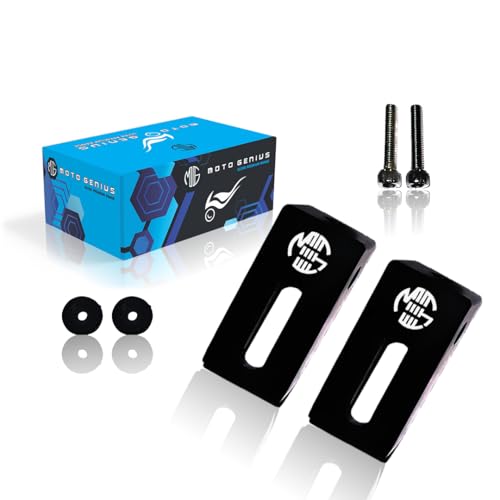MOTO GENIUS Universal Fog Light Clamp for All Bikes | Durable Handlebar Mounting Solution (Pack of 2) 60MM - Image 1