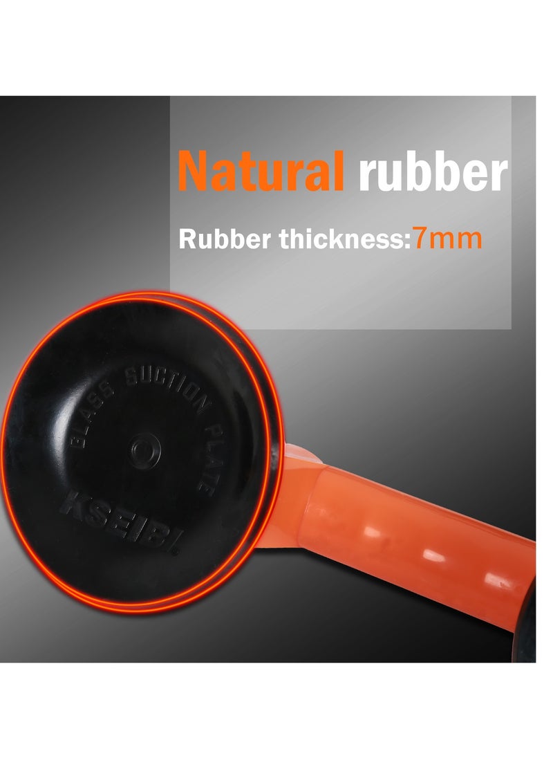 KSEIBI Suction Cup Lifter with Two Cups from Plastic, Heavy Duty Lifter, For Lifting and Moving Glass, Floor, Window, Tile, Granite, Doors, Construction and Renovation, Signage and Window Installation  - Image 5