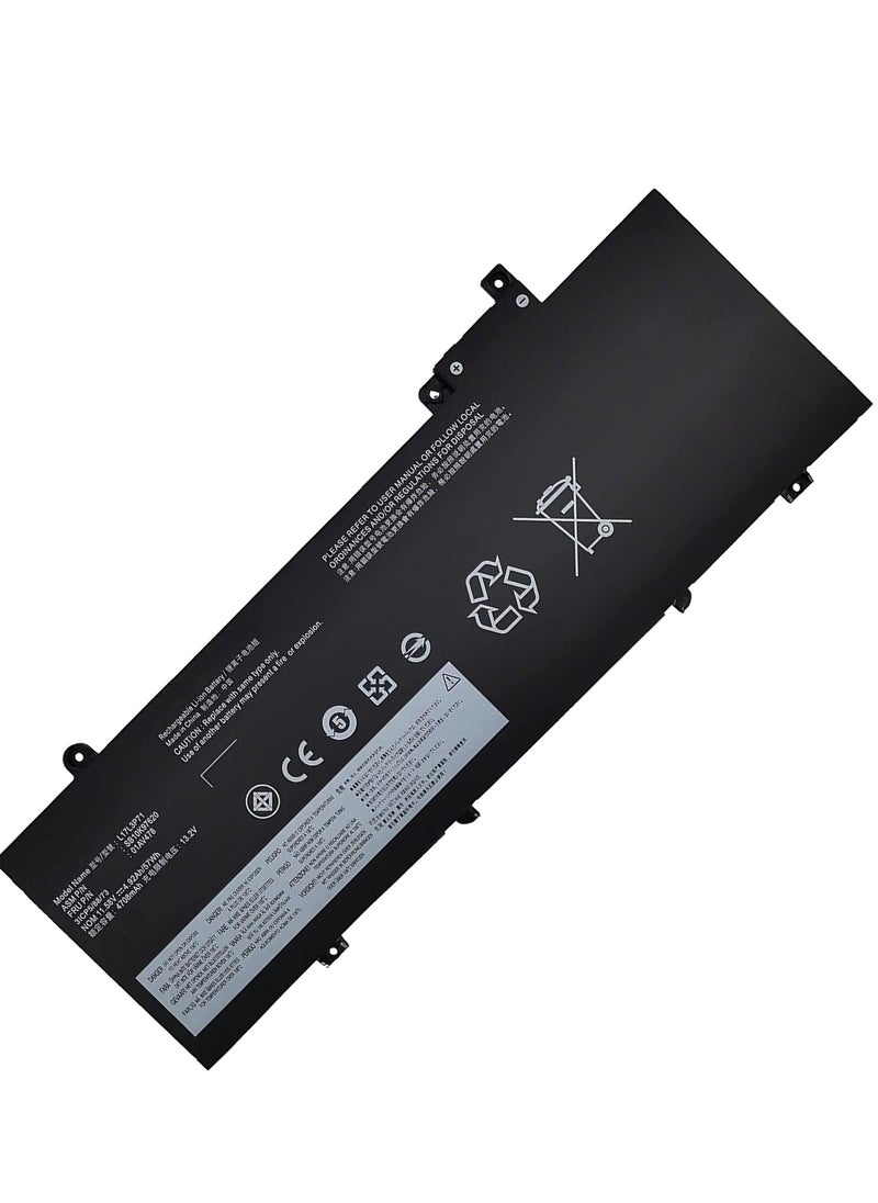 CSF Laptop Battery Compatible for T480S L17L3P71 Lenovo ThinkPad T480S Series Notebook 01AV478 SB10K97620 L17M3P71 01AV479 SB10K97621 L17M3P72 01AV480 SB10K97622-11.58V 57Wh/4920mAh  - Image 2