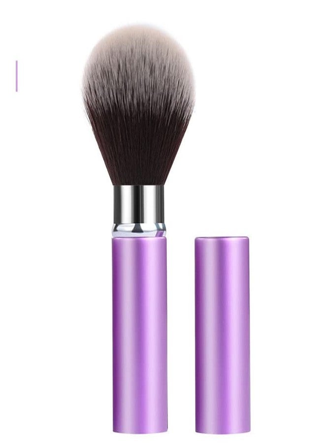 RECTYO GALLERY 1 PCS Retractable Face Kabuki Brush Round Powder Makeup Brushes (MULTICOLOR) - Image 1