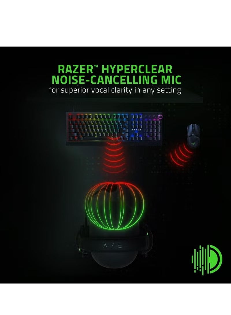 RAZER BlackShark V2 X wired gaming headset, 7.1 surround sound, 50mm drivers, 240g lightweight build, noise-canceling mic, hybrid memory foam ear cushions for comfort, black | RZ04-03240700-R3M1  - Image 5