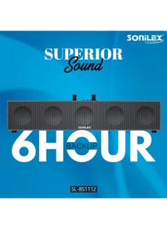 SOniLEX SL-BS 1112 BT Soundbar Wooden Superior Sound (GREY)  - Image 3