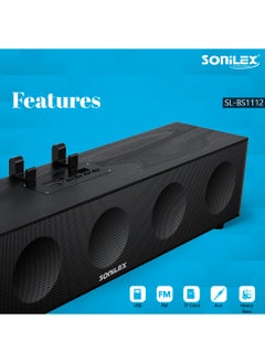 SOniLEX SL-BS 1112 BT Soundbar Wooden Superior Sound (GREY)  - Image 5