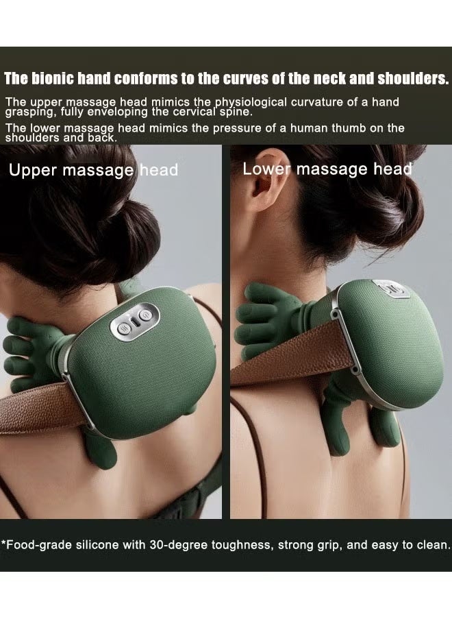 TAKHTEELA Hand Shoulder Neck Massager, Neck and Shoulder Heating Massager, Shoulder, Neck, Lower Abdomen Massager, Compact and Lightweight - Image 3