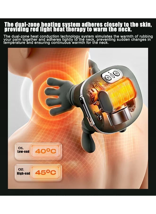 TAKHTEELA Hand Shoulder Neck Massager, Neck and Shoulder Heating Massager, Shoulder, Neck, Lower Abdomen Massager, Compact and Lightweight - Image 4