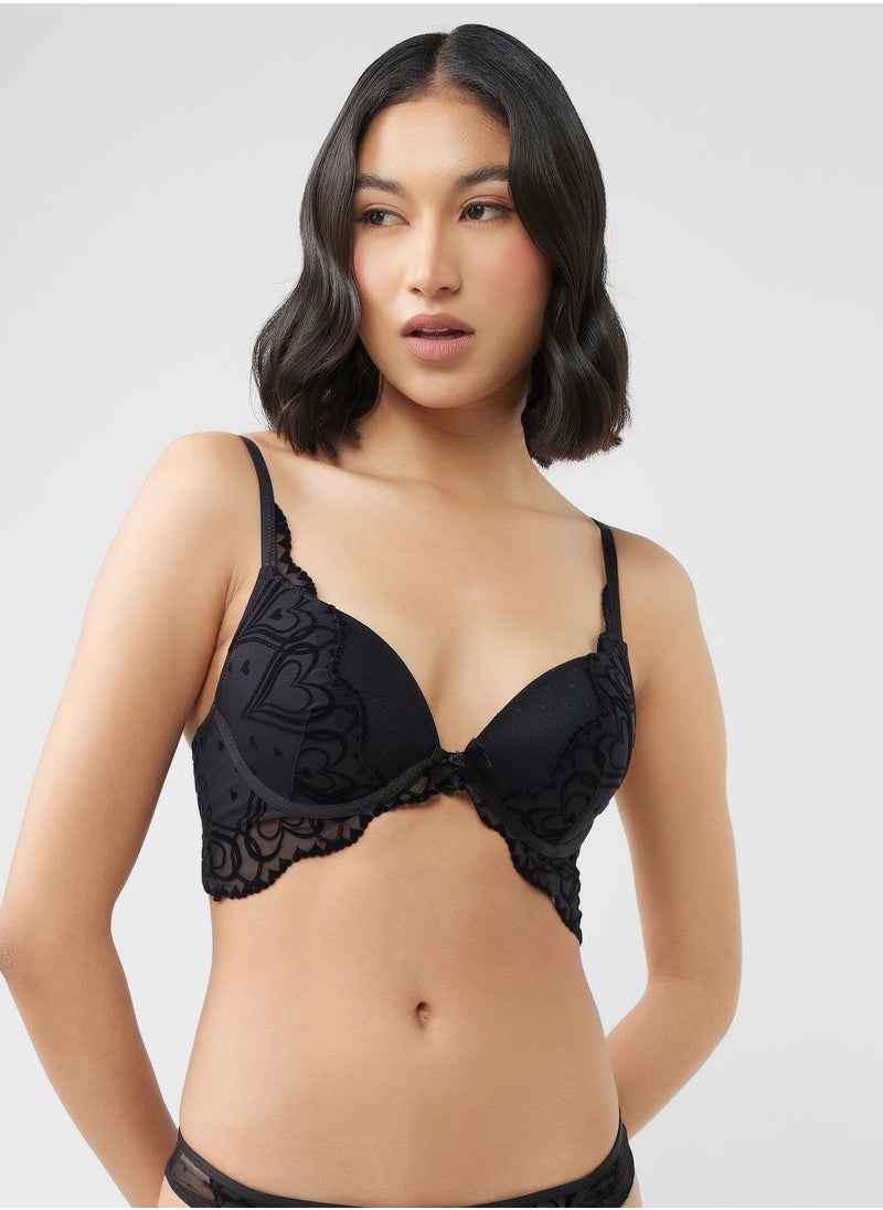 hunkemoller - V-Neck Pushup Plunge Bra - Image 1