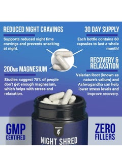 INNOSUPPS Night Shred Night Time Fat Burner 60 Capsules  - Image 3