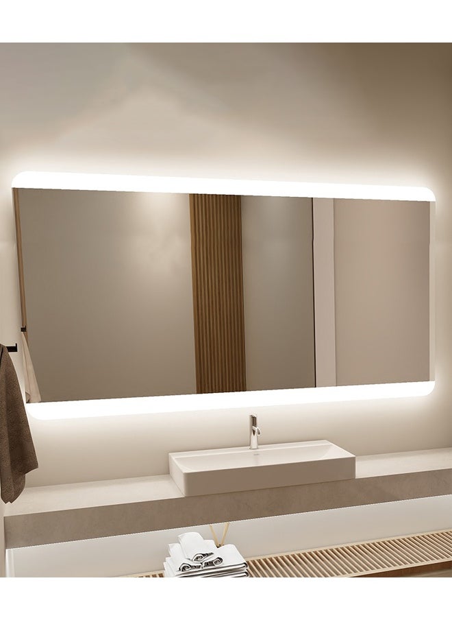 Rectangular LED Wall Mirror with Touch Control – Bathroom Mirror for Hotels and Resturants 120×75cm, 3 Light Modes