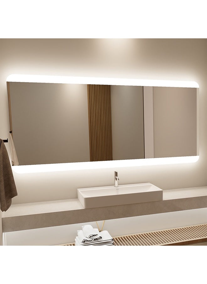 Rectangular LED Wall Mirror with Touch Control – Bathroom Mirror for Hotels and Resturants 120×75cm, 3 Light Modes