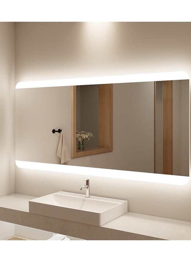 Rectangular LED Wall Mirror with Touch Control – Bathroom Mirror for Hotels and Resturants 120×75cm, 3 Light Modes