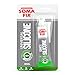 professional soma fix Gray Silicone Caulk Easy Squeeze Caulking Tube Silicone Sealant for Wood Kitchen Bathroom Sink Windows Multi Purpose Waterproof 17 fl oz Gray - Image 2