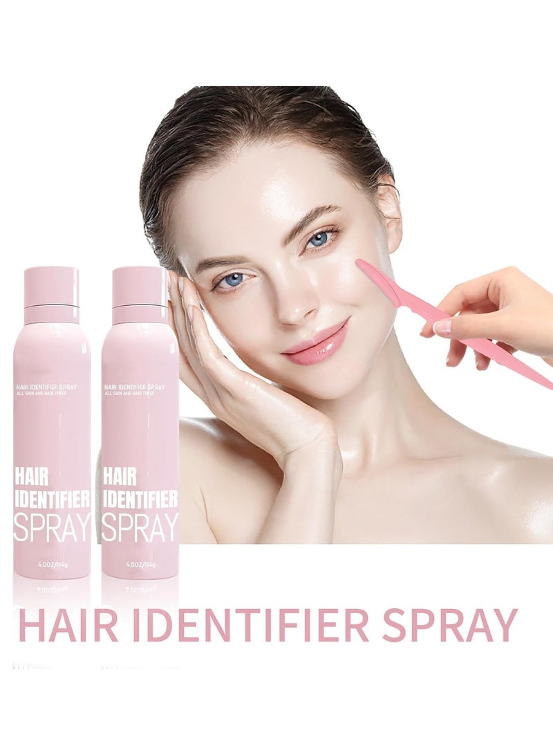 Jaysuing Hair Identifier Spray For Face Shaving, Hair Identifier Spray For Face Shaving Dermaplaning, White Dermaplaning Spray, Dermaplaning Face Spray Powder, Skin Hair Identifier Spray, 100ML - Image 3