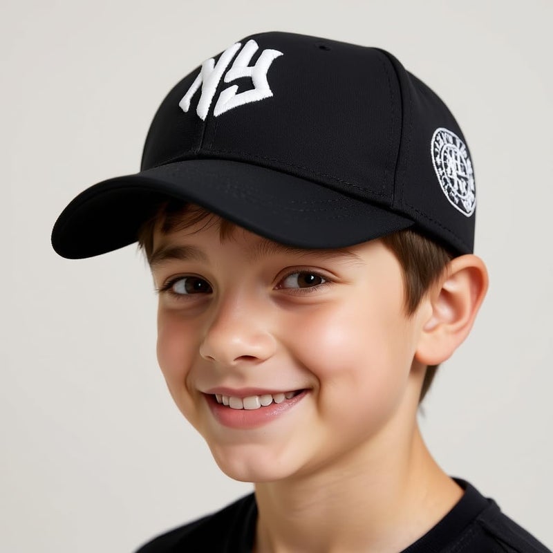 JAMONT NY Base Ball Cap Little Sports Cap for Active Kids, Baby Girls and Boys 4-12 Years - Image 2