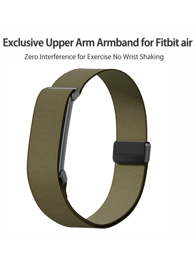 إس كولور سوار الذراع سوار ذراع لـ Fitbit Air - سوار بديل رياضي قابل للتهوية مع إبزيم مغناطيسي، مقاوم للماء والتعرق، خفيف الوزن وقابل للتعديل لجهاز تتبع اللياقة Fitbit Air (جهاز الاستشعار غير مضمن) - Image 2