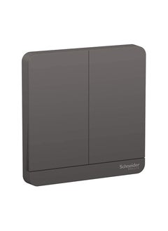 Schneider Schneider Electric AvatarOn, 2 Gang, Two Way Switch, 16AX 250V, Dark Grey, E8332L2_DG 