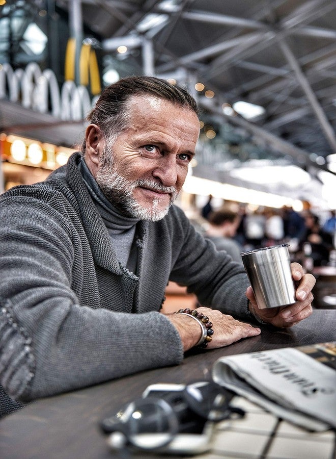 ترويكا كوب ترويكا إسبريسو معزول بجدار مزدوج بتقنية التفريغ الهوائي - سعة قصوى 160 مل - غطاء (خالٍ من مادة BPA) مزود بقفل منزلق، مانع للانسكاب - مصنوع من الفولاذ المقاوم للصدأ 201 و304 - Image 5