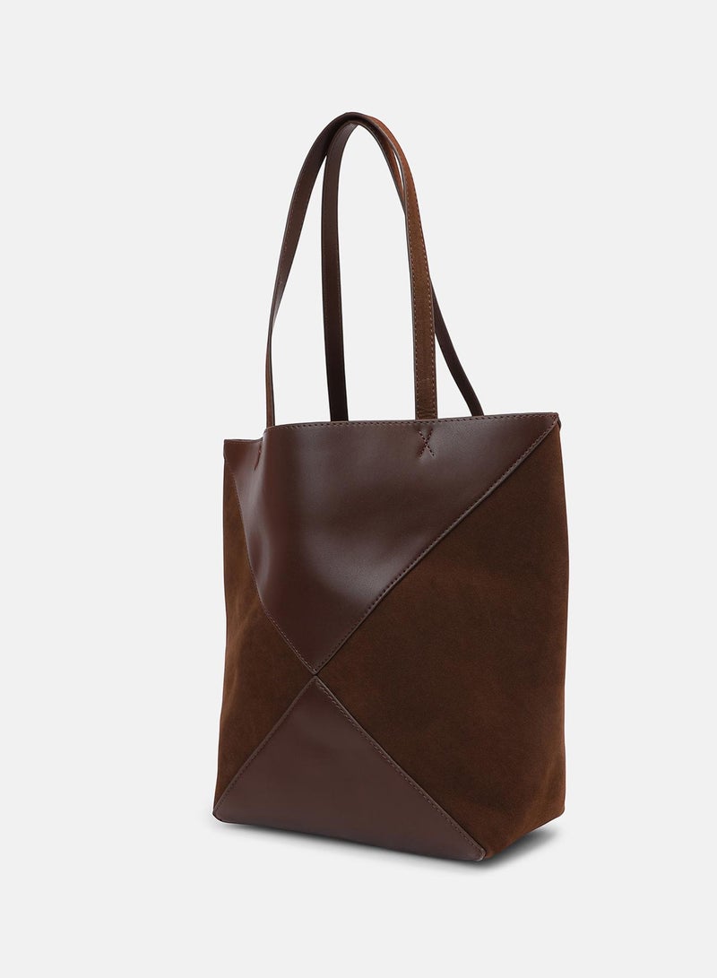 Haute Sauce Solid Zip Lock Regular Vegan Leather Hand Bag For Women  - Image 5