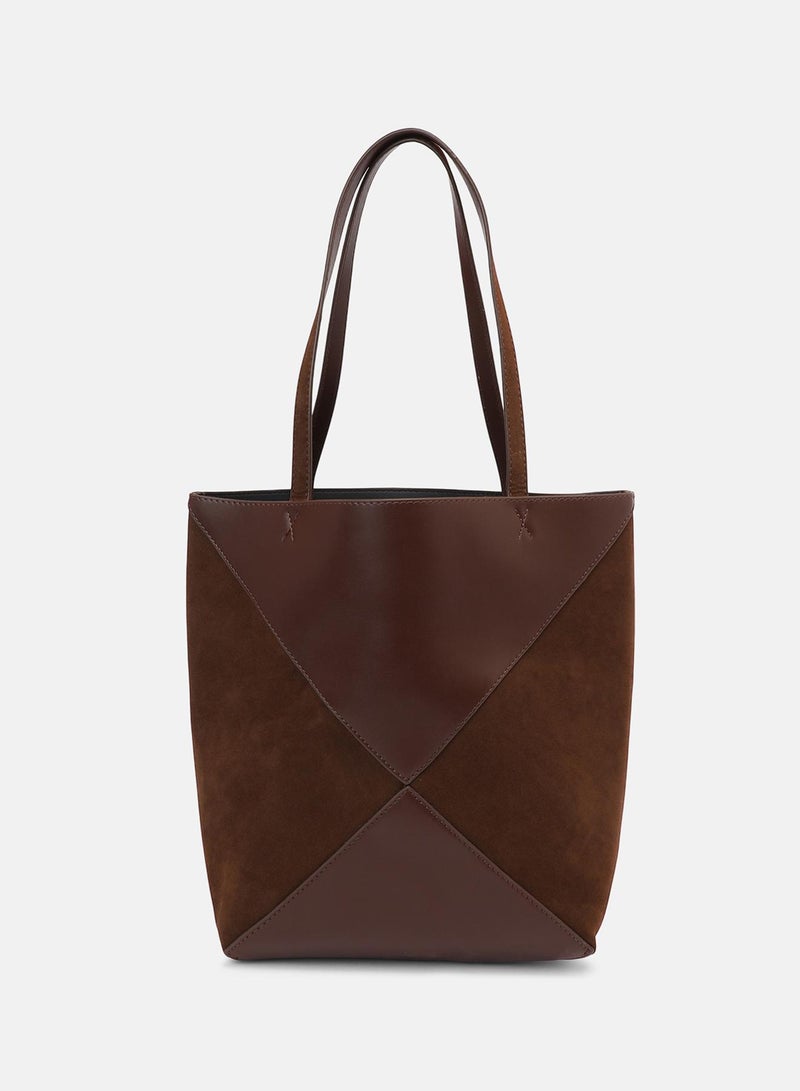 Haute Sauce Solid Zip Lock Regular Vegan Leather Hand Bag For Women  - Image 4
