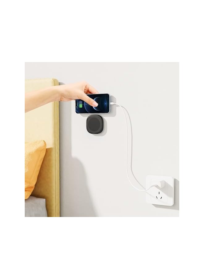 Green Tiger Magnetic Phone Holder for Shower/Mirror/Bathroom, Magnetic Ring Compatible for iPhone15, 14, 13, 12 and All Metal Phones Cases, for Shower/Bathroom/Gym/Kitchen/Wall/Make Up Mirror, Black - Image 2