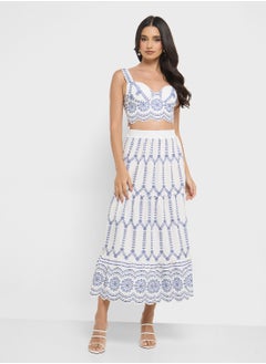 ELLA Monochrome Top & Skirt Set  - Image 5