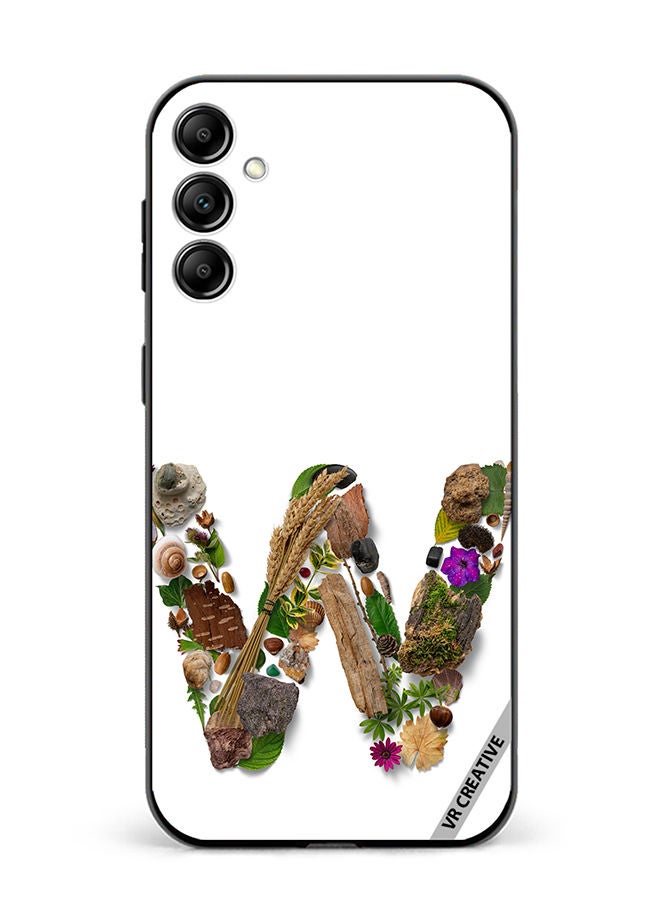 VR CREATIVE Protective Case Cover For Samsung Galaxy A14 5G/A14 Alphabet W Design Multicolour - Image 1