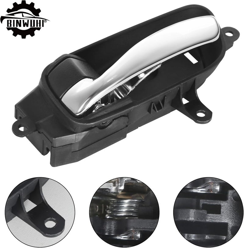 BINWUHI Front Rear Left Driver Side Interior Door Handle for Nissan Altima, Pathfinder, Titan, Murano - Image 5