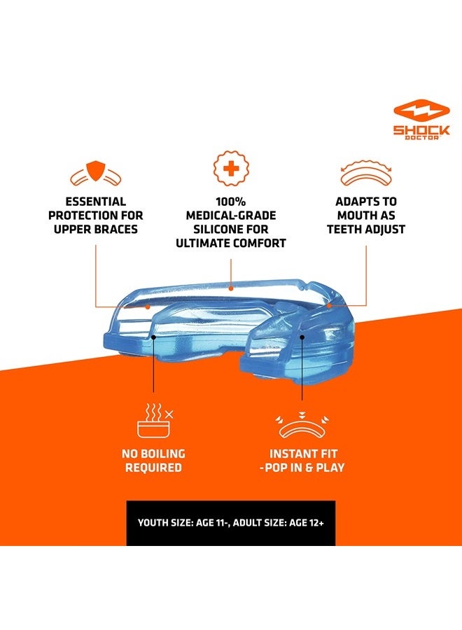 Shock Doctor Gel Max Mouth Guard, Heavy Duty Protection & Custom Fit, Adult & Youth - Image 3