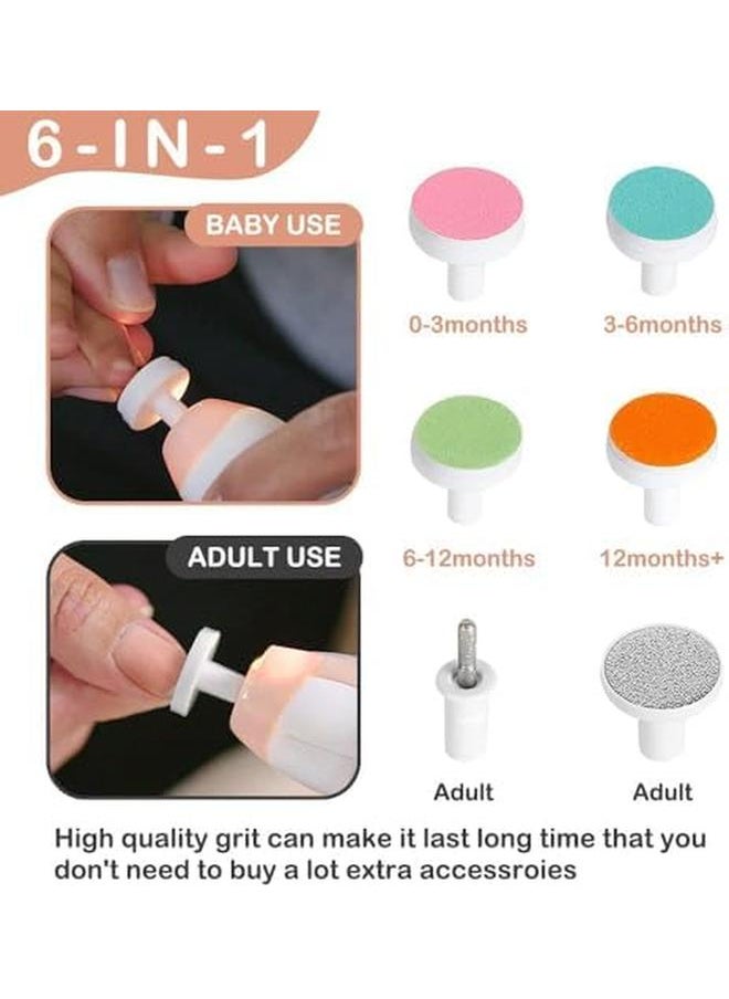haakaa - Electric Baby Nail Care Set Pink - Image 1