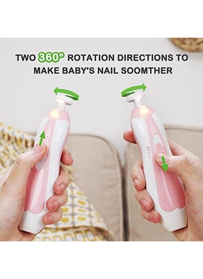 haakaa - Electric Baby Nail Care Set Pink - Image 1