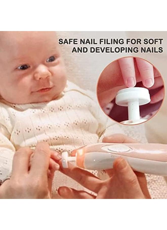 haakaa - Electric Baby Nail Care Set Pink - Image 1