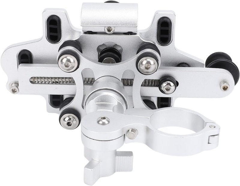 أنجريك Motorcycle Phone Mount, Heavy Duty Nonslip Bike Phone Holder Easy to Install Outdoor (Silver) - Image 2