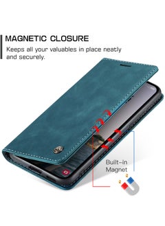 CaseMe For Samsung Galaxy A55 Cover, Soft PU Leather Shockproof Mobile Phone Wallet Case, Full Body Protective Flip Cover Magnetic Adsorption Back Cover  - Image 3