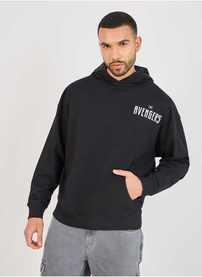 Styli - Avengers Vader Character Print Oversized Hoodie - Image 1