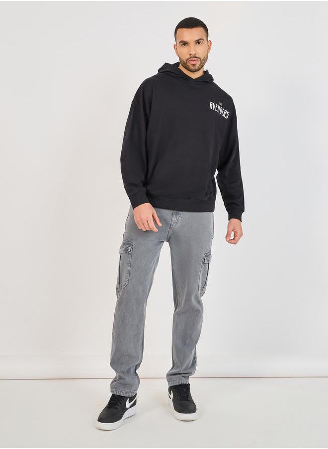 Styli - Avengers Vader Character Print Oversized Hoodie - Image 1